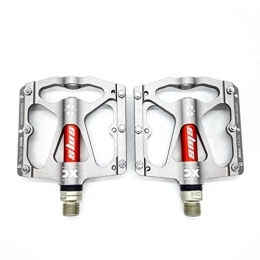 Willyn Spares Willyn 3 Bearings Lightweight MTB CNC Mountain Cycling Bike Pedals JT32&33 (titanium with red)