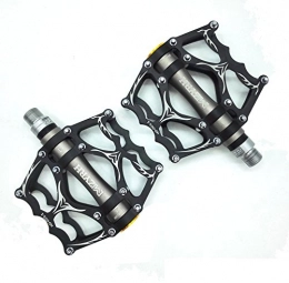 Willyn Spares Willyn JT40 Ultra-Light Trekking Racing Bike Pedals, 3 x Sealed Bearings, Anti-Slip Bicycle Pedals, Black with Grey