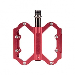 WJQ Mountain Bike Pedal WJQ Bicycle Pedals Aluminum Alloy Bearings Pedals Riding Accessories Durable Stable Strong Lightweight Flexible Strong Climbing Force Suitable for Mountain Bike Bicycles