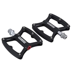 WJSW Spares WJSW Aluminum Alloy Mountain Bike Pedals, Lightweight Durable Bicycle Bearing Pedal Sealed Bearing Cycling Platform Pedals for Mountain Bike Road Bike