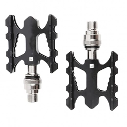 Woele Spares Woele Bicycle Quick Release Pedal Mountain Bike Pedals Bicycle Flat Pedals Lightweight Aluminum Alloy Pedals for Road Mountain Bike Folding Bike