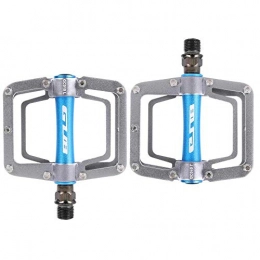 Womdee 2 Pcs Mountain Bike Pedals, 9/16" Bearing Alloy Platform Pedals, Aluminum Platform Bicycle Pedals with Cleats for Road Bike