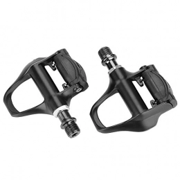 WOUPY Spares WOUPY Bike Pedals, 1 Pair Aluminum Alloy Self-locking Road Bicycle Pedals, anti-rust Antiskid Cycling Pedal, Bike Repair replacement parts, for Fixed Gear Bike, Mountain Bicycle
