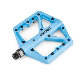 wowsport Spares WOWSPORT Mountain Bike Pedals MTB Pedals Nylon Composite Lightweight Durable and Extra Wide Flat 916 Pedals for BMX MTB Mountain Road Bike