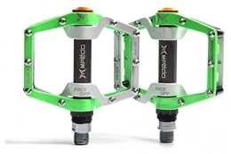 WSGYX Mountain Bike Pedal WSGYX Bike Pedals MTB BMX Sealed Bearing Bicycle CNC Product Alloy Road Mountain SPD Cleats Ultralight Pedal Cycle Cycling Accessories Bike Pedals (Color : Green)