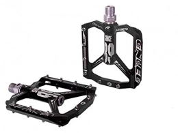 WSGYX Spares WSGYX Ultralight Bicycle Pedal All Mtb Mountain Bike Pedal Material Bearing Aluminum Pedals Bike Pedals (Color : Black)