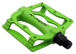WSGYX Mountain Bike Pedal WSGYX Utralight Sealed Bearing Bike Pedals CNC Aluminum Alloy Anti-skid Cycling Bicycle Pedal MTB Road Mountain Bike Parts Accessories Bike Pedals (Color : Green)