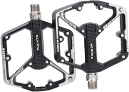 WTfbeusd Spares WTfbeusd Mountain Bike Pedals MTB Pedals 9 / 16-Inch Sealed Bearing Lightweight Aluminum Alloy Bicycle Platform Flat Pedals (Colour Name : Black)