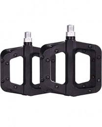 WXX Spares WXX Nylon Fiber Bicycle Pedals Waterproof Fully Enclosed Bearing Road Bike Pedals Apply To 9 / 16 Inches Mountain Bike Pedals, Black