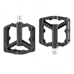 WYNZYFGF Spares WY Ultralight Flat For MTB Pedals Nylon Bicycle Pedal Mountain Bike Platform Pedals Sealed Bearings Cycling Pedals ZYFGF-TB (Color : Black)