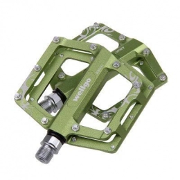 WYJBD Spares WYJBD Mountain bike pedal, Road cycling pedal Ultralight Aluminum Alloy Pedals MTB Mountain Bicycle Cycling Bike Pedal (Color : Green)