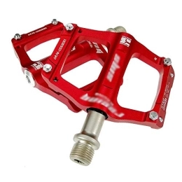 WYJW Spares WYJW Bike Pedal, Road Bike Bearing Pedal 3 Bearing Pedal Mountain Bike Pedal, CNC Mills Aluminum Flat Pedals, with a Powerful Cro-Mo Shaft