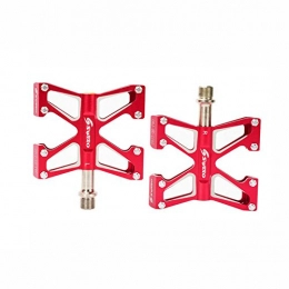 WYX Mountain Bike Pedal WYX Outdoor Bicycle Pedals, Hiker Mountain Bike Butterfly Shape Pedals, Cr-Mo CNC Machined Aluminum Alloy Flat Cycling Pedals, BMX Pedals with 3 Bearings (Set of 2) Pedal (Color : 5)