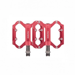 WYX Spares WYX Outdoor Mountain Bike Pedals for MTB, Road Bicycle, BMX, Cr-Mo CNC Machined 9 / 16 Screw thread Spindle, Three Pcs Ultra Sealed bearings (1 Pair) Pedal (Color : 2)