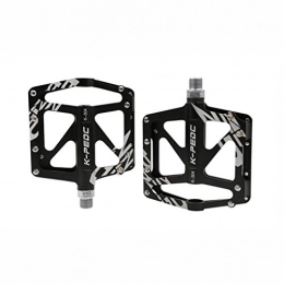 WYX Spares WYX Outdoor Mountain Bike Pedals Platform For MTB Road BMX, Cr-Mo CNC Machined 9 / 16" Screw Thread Spindle, 3 Sealed Bearings Bicycle Pedals (1 Pair) Pedal (Color : 1)