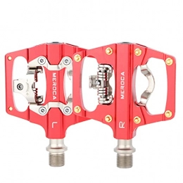 WZDTNL Mountain Bike Pedal WZDTNL Mountain Bike Pedals, Bicycle Flat Pedals, Lightweight Aluminum Alloy Pedals for Road Mountain Bike Bicycle
