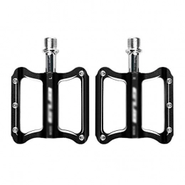 XBETA Mountain Bike Pedal XBETA Mountain Bike Pedal Bearing Universal Road Bike Accessories Non-slip Aluminum Alloy Pedal Bicycle Pedal (Color : Black)