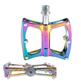 Xcmenl Mountain Bike Pedal Xcmenl 1 Pair Mountain Bike Pedals, MTB Road Bicycle Pedals Ultra Lightweight, Aluminium Alloy Road Bike Pedals 9 / 16" Sealed Bearing Mountain Bicycle Pedals Colorful Platform Cycling Pedal