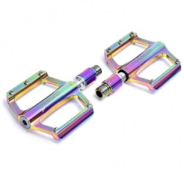 XGLIPQ Spares XGLIPQ Aluminum alloy bicycle accessories Mountain Bike Pedals, Bicycle Pedal with Pedal Extension, 9 / 16" Aluminum Alloy Road Bike Pedals, with Removable Non-Slip Spikes
