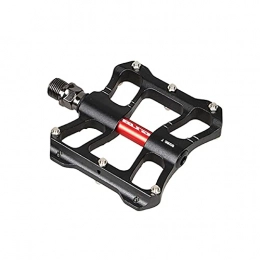 XGLIPQ Mountain Bike Pedal XGLIPQ Aluminum alloy non-slip accessories for general use 9 / 16 Road Bike Pedals, Sealed Bearing Mountain Bicycle Flat Pedals, Lightweight Aluminum Alloy Wide Platform Cycling Pedal for BMX / MTB