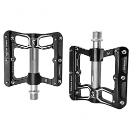 XGLIPQ Spares XGLIPQ Bicycle Bike Pedals, Aluminium Cycling Bike Pedals with Sealed Bearing Flat Pedals for Road / Mountain / MTB / BMX Bike with Anti-slip Cycling Bike Pedal for 9 / 16 inch