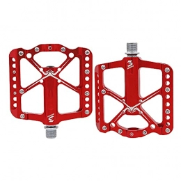 XGLIPQ Spares XGLIPQ Bicycle Pedals, Cycling Bike pedals, New Aluminum Anti-Slip Durable Mountain Platform Pedals with Sealed Bearing for 9 / 16 BMX MTB Mountain Road City Hybrid Bike