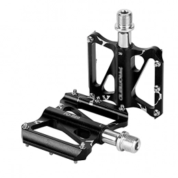 XGLIPQ Spares XGLIPQ Bike Pedals with Non-Slip steel pins, Aluminum Alloy Bicycle pedals Bikes and Outdoor Cycling, 9 / 16 Inch Spindle bike Pedals Easy to Replacement for Mountain Road bike, MTB, BMX