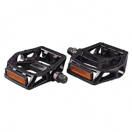 XGLIPQ Spares XGLIPQ Folding Bicycles Pedals Mountain Bike Pedals Trekking Pedals in Aluminum Alloy A Pair of Black DU Sealed Bearings Slip for Mountain Bikes, City Bikes Cycling Equipment