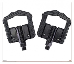 XINGHUA Mountain Bike Pedal XINGHUA wangzai store Fit For F265 Folding Bicycle Pedals MTB Mountain Bike Padel Aluminum Alloy Folded Pedal Bicycle Parts (Color : F265 Black 1 Pair)