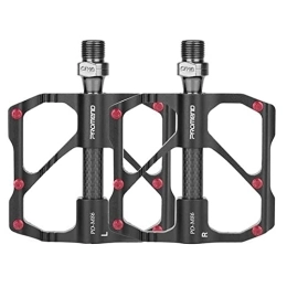 xinlinlin Spares xinlinlin Flat Bike Pedals MTB Road 3 Sealed Bearings Bicycle Pedals Mountain Bike Pedals Wide Platform Pedales Bicicleta Accessories Part (Color : PD-M86C Black)