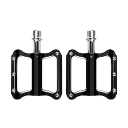 XUANAN Spares XUANAN MTB Pedals, Platform Bicycle Pedal, Pedals, Lightweight Aluminum Alloy Pedal CNC Machined, For Road Mountain BMX MTB Bike, Black