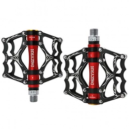XUBA Mountain Bike Pedal XuBa Bicycle Pedals Ultralight Aluminum Cycling Sealed Bearing Pedals CNC Machined MTB Mountain Bike Accessories Black red Special size
