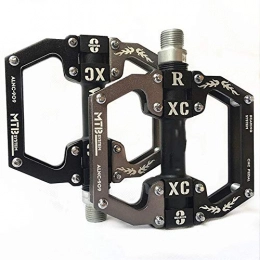 XuCesfs Mountain Bike Pedal XuCesfs Bicycle Pedal Anti-Skid Bearing Aluminum Alloy Palin Mountain Bike Pedal Riding Pedals (Color : Gray)