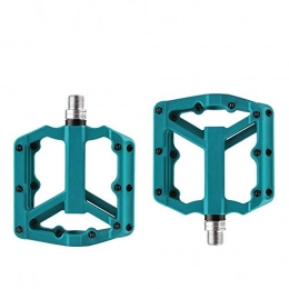 XuCesfs Spares XuCesfs Bike Mountain Bicycle Road Cycling Nylon Pedals Sealed Bearing Flat Platforms Lightweight Durable Corrosion Resistance (Color : Blue)