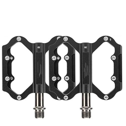 XuCesfs Spares XuCesfs Mountain Bike Bicycle Pedal Aluminum Alloy Bearing Bearing Pedal Bicycle Bicycle Accessories (Color : Black)