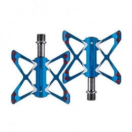 XuCesfs Spares XuCesfs Mountain Bike Bicycle Pedal Aluminum Alloy Bearing Bearing Pedal Bicycle Bicycle Accessories (Color : Blue)