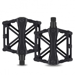 XUNMAIFLB Spares XUNMAIFLB Ultra light Mountain Bike Pedals, Anti-skid Widening Ultra Light Quick Disassembly Pedal, Riding Accessories Anti slip, Black