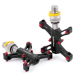 XUNQI Spares XUNQI Bike Pedals MTB Pedals, Bicycle Pedals of Aluminum Alloy with Quick Release and Waterproof Design, Sturdy and Lightweight Cycling Bike Pedals 9 / 16 Aluminum for Mountain Bikes, Road Bikes