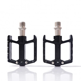 XuZeLii Mountain Bike Pedal XuZeLii Bike Pedals Road Bicycle Pedal Accessories with Lightweight Aluminum Alloy Bearing Suitable for Mountain Biking (Color : Black, Size : 10.5x7cm)