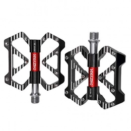 XXZ Spares XXZ Bike Pedals, Ultralight Durable CNC Aluminum Mountain Bike Pedal with 3 Sealed Bearings Surface 9 / 16" Screw Thread Spindle MTB BMX Cycling Bicycle Pedals, 002