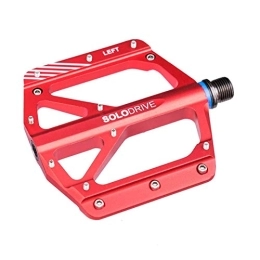Xyl Spares Xyl Light flat mountain bike pedals the bicycle pedals by weight aluminum thin and wide internet red