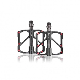 Xyl Mountain Bike Pedal Xyl Mountain bike pedal bicycle pedal aluminum wide flat platform 12 with the pedal slip spikes black