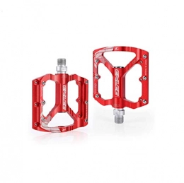 Xyl Spares Xyl Mountain bike pedals lightweight aluminum processing color super bicycle pedal slip sealed anodic oxide red bicycle pedal bearing 3