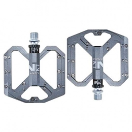 XYXZ Spares XYXZ Bike Platform Pedals1 Pair Mountain Bike Pedals Aluminum Anti-Skid Durable 3 Bearing Bicycle Pedals, Road Bicycle Pedals, 9 / 16inch universal
