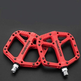 XYXZ Spares XYXZ Bike Platform PedalsBicycle Pedal Set Ultralight Seal Bearings Bicycle Bike Pedals Cycling Nylon Road BMX MTB Pedals Flat Platform Bicycle Parts Accessories