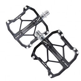 XYXZ Spares XYXZ Bike Platform PedalsBike Pedals Black Lightweight Polyamide Plastic Resin Durable Non-Slip Bicycle Platform Flat Pedals Aluminum Alloy Bearings Mountain Bike Pedals For Mountain Bicycle