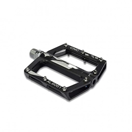 XYXZ Mountain Bike Pedal XYXZ Cycling Pedals Flat 1 Pair Bicycle Pedal Aluminum Alloy 3 Bearing Mountain Road Mtb Bike Cycling Pedals Pedals (Color : Black)