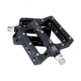 XYXZ Mountain Bike Pedal XYXZ Cycling Pedals Flat Bicycle Pedals Bicycle Components Black Nylon Pedals Ultralight Bicycle Pedals Bearings Cycling Pedals Mountain Bike Folding Bike Pedals