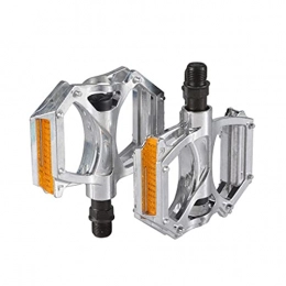 XYXZ Mountain Bike Pedal XYXZ Cycling Pedals Flat Mtb Pedal Mountain Bike Bearing Pedal Bmx Folding Bike Road Bike All Aluminum Alloy Pedal Pedals (Color : Silver, Size : B249)