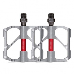 Y & Z Spares Y & Z Bike Pedal Mountain Bike Road Bike Pedal Non-Slip Ultra-Light Aluminum-Magnesium Alloy Sealed Bearings Cycling Pedals, Silver